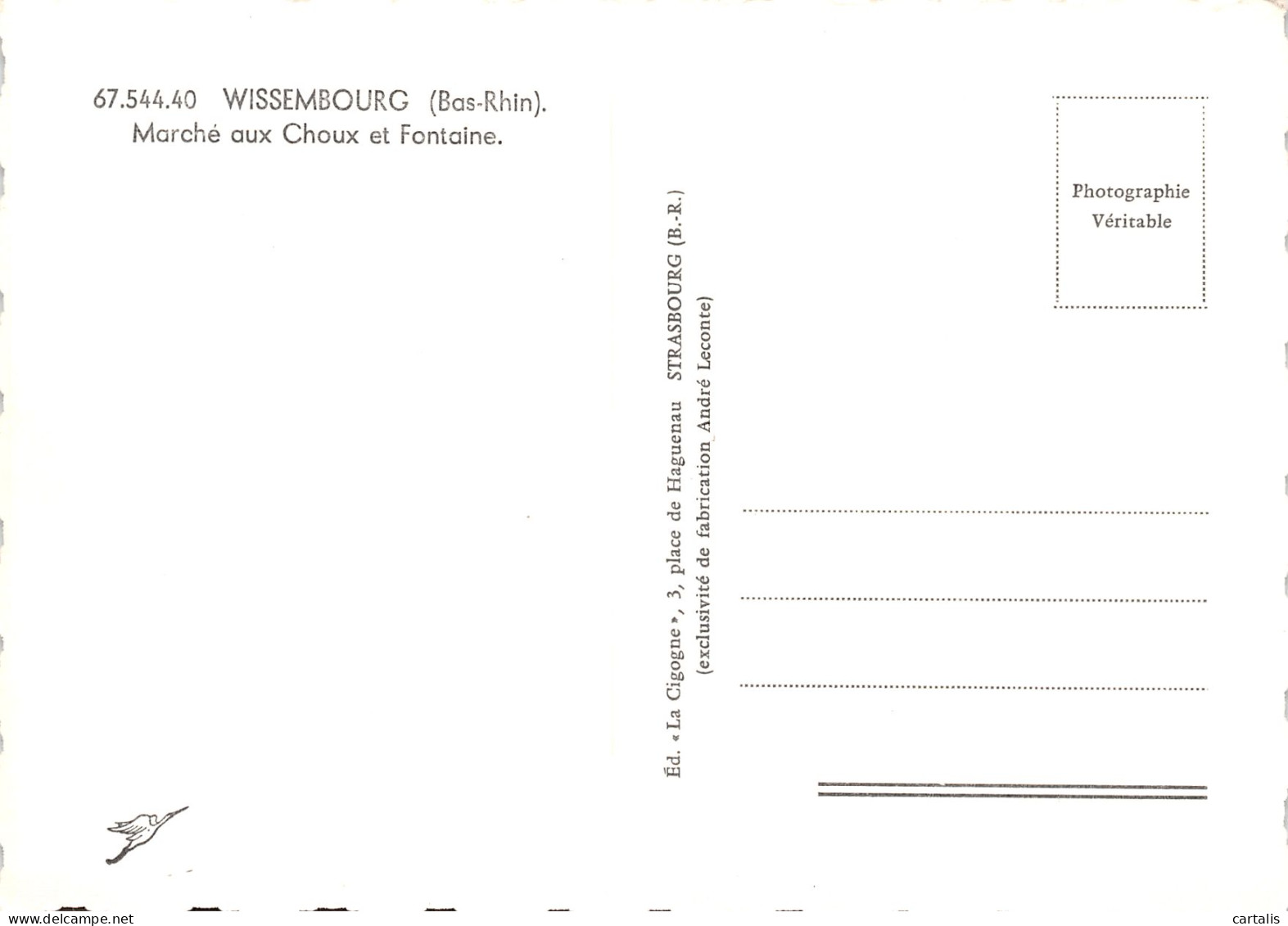 67-WISSEMBOURG-N°3746-A/0113 - Wissembourg