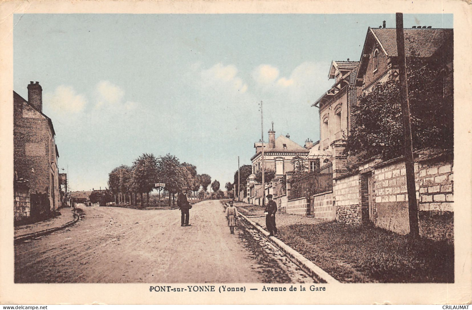 89-PONT SUR YONNE-AVENUE DE LA GARE-N 6010-A/0035 - Pont Sur Yonne