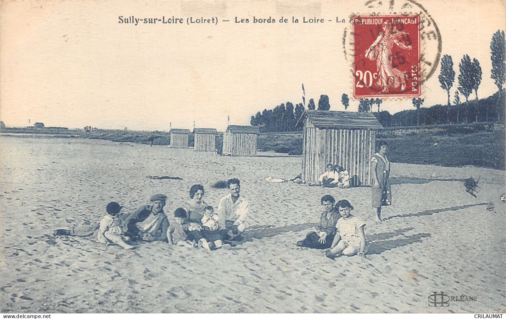 45-SULLY SUR LOIRE-BAIGNADE BORDS DE LA LOIRE-N 6009-G/0211 - Sully Sur Loire