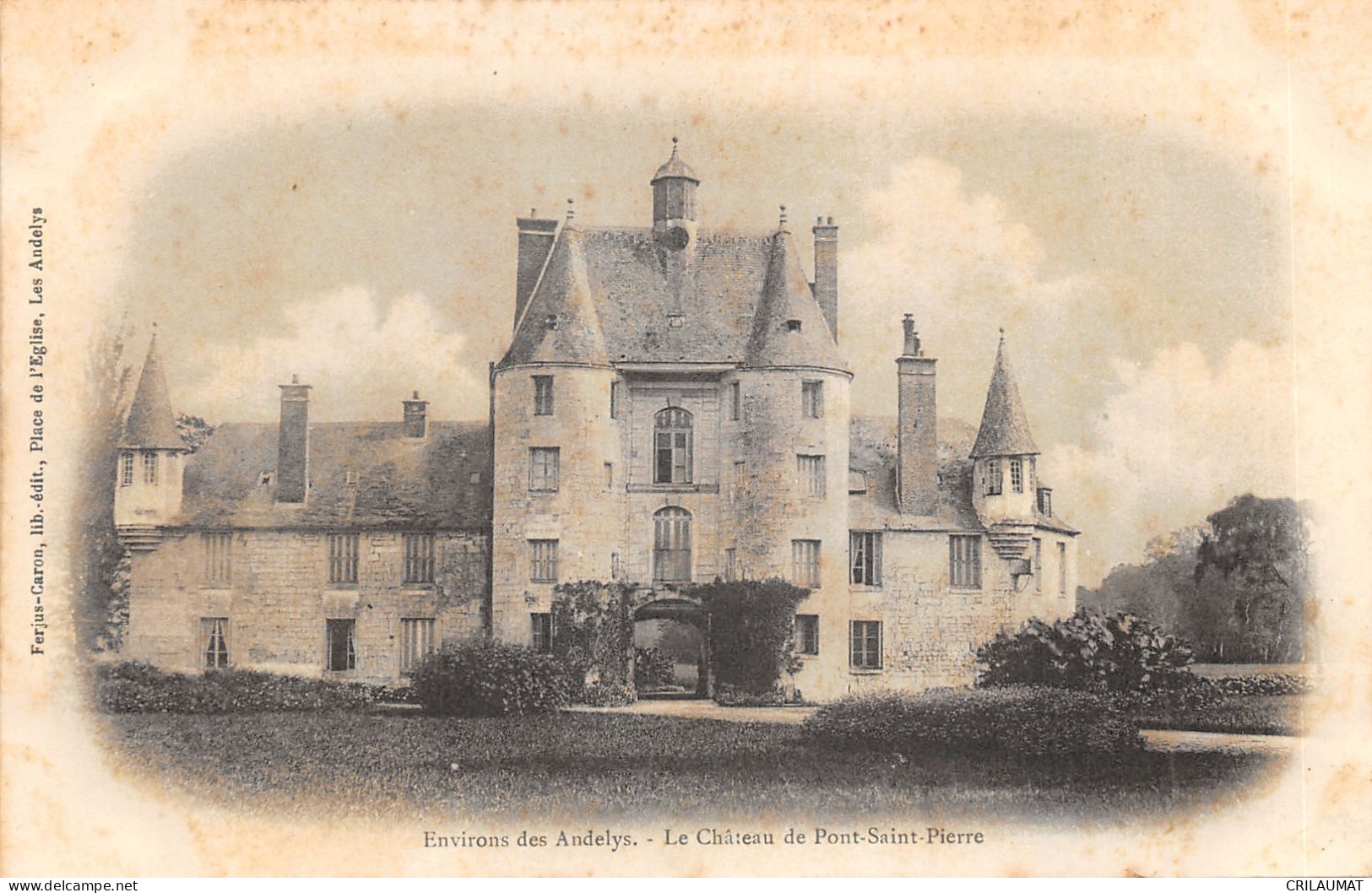 27-LES ANDELYS-CHATEAU DE PONT SAINT PIERRE-N 6010-C/0279 - Les Andelys