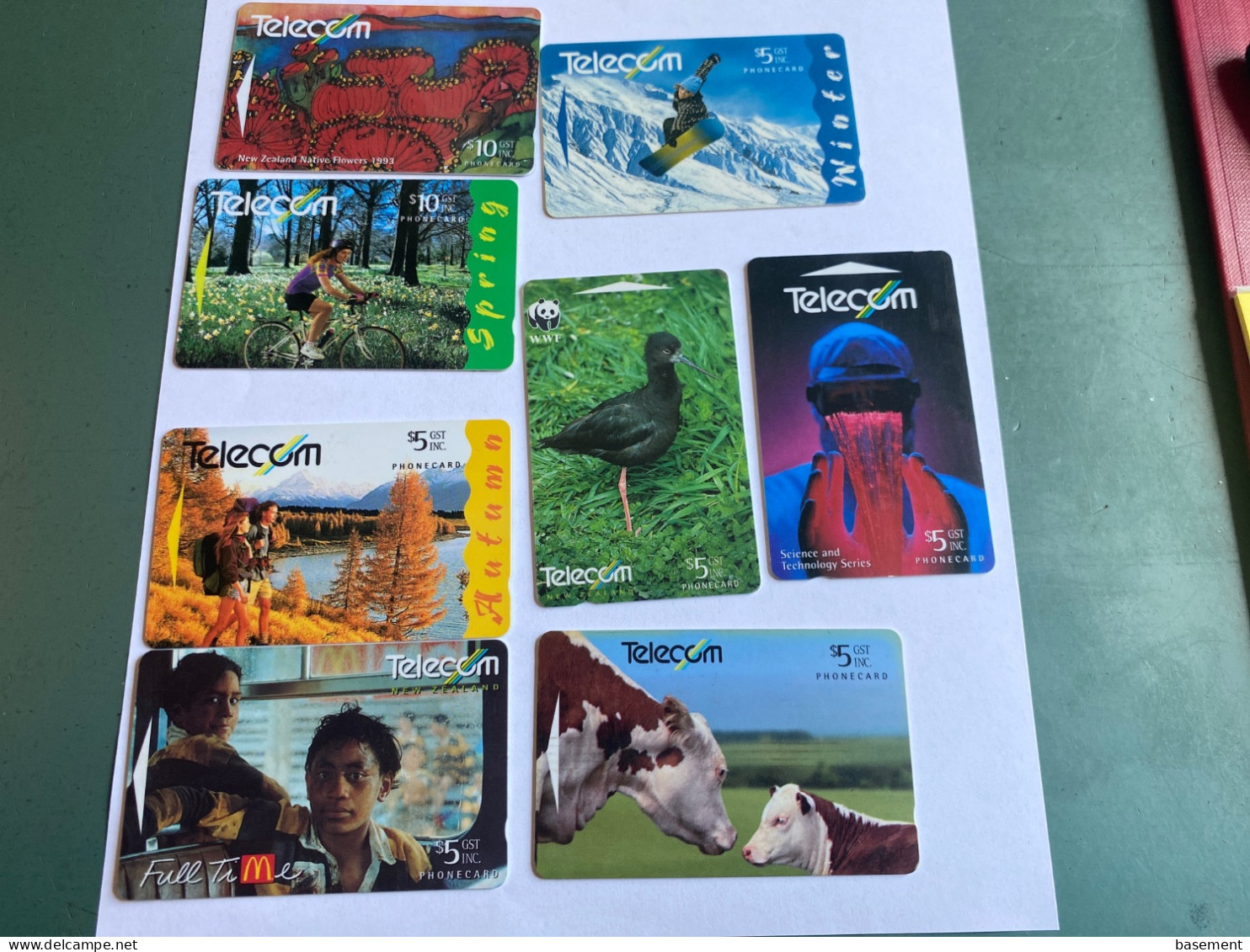 - 1 - New Zealand 8 Different Phonecards Some Thematic McDonalds Animal - Nuova Zelanda