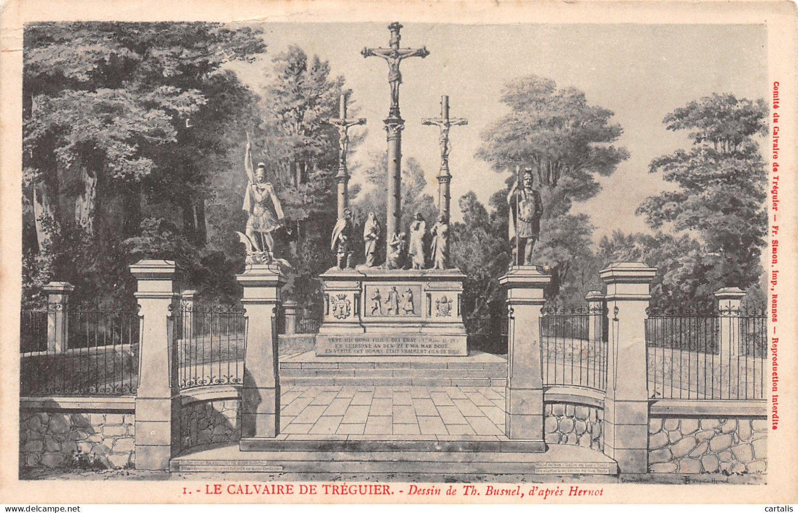 22-TREGUIER LE CALVAIRE-N°3746-E/0307 - Tréguier