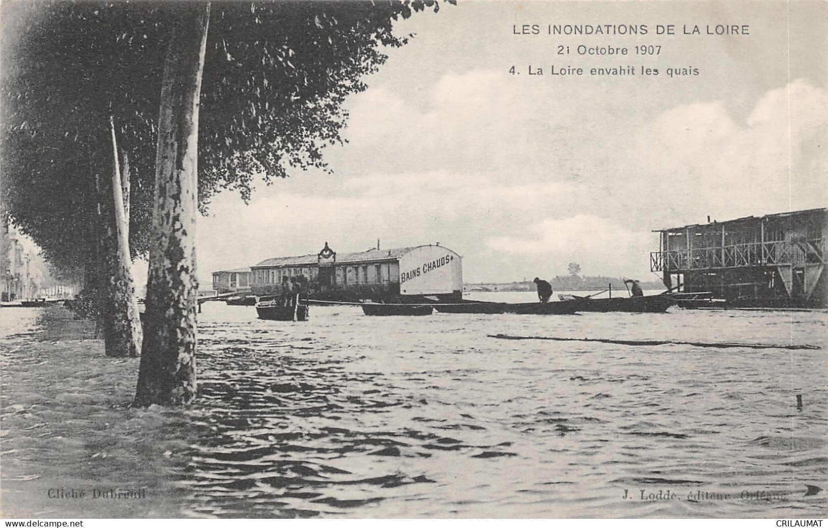 45-ORLEANS-CRUE DE LA LOIRE 1907-LES QUAIS-N 6010-F/0021 - Orleans