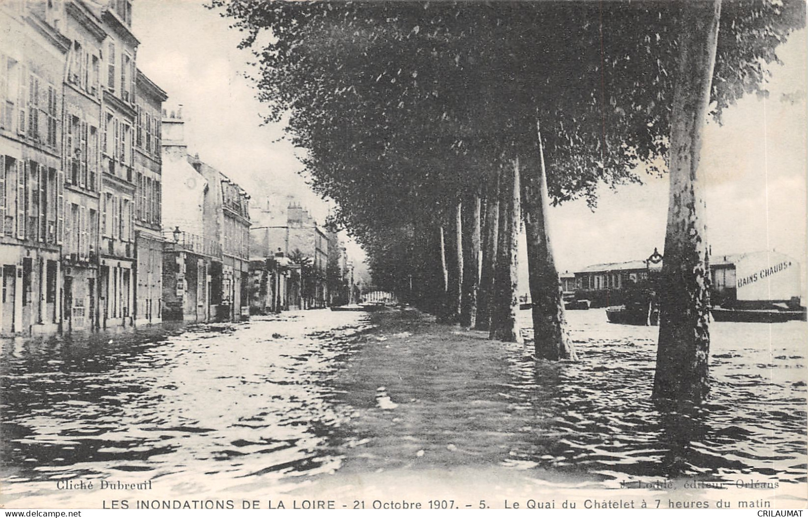 45-ORLEANS-CRUE DE LA LOIRE 1907-QUAI DU CHATELET-N 6010-F/0011 - Orleans