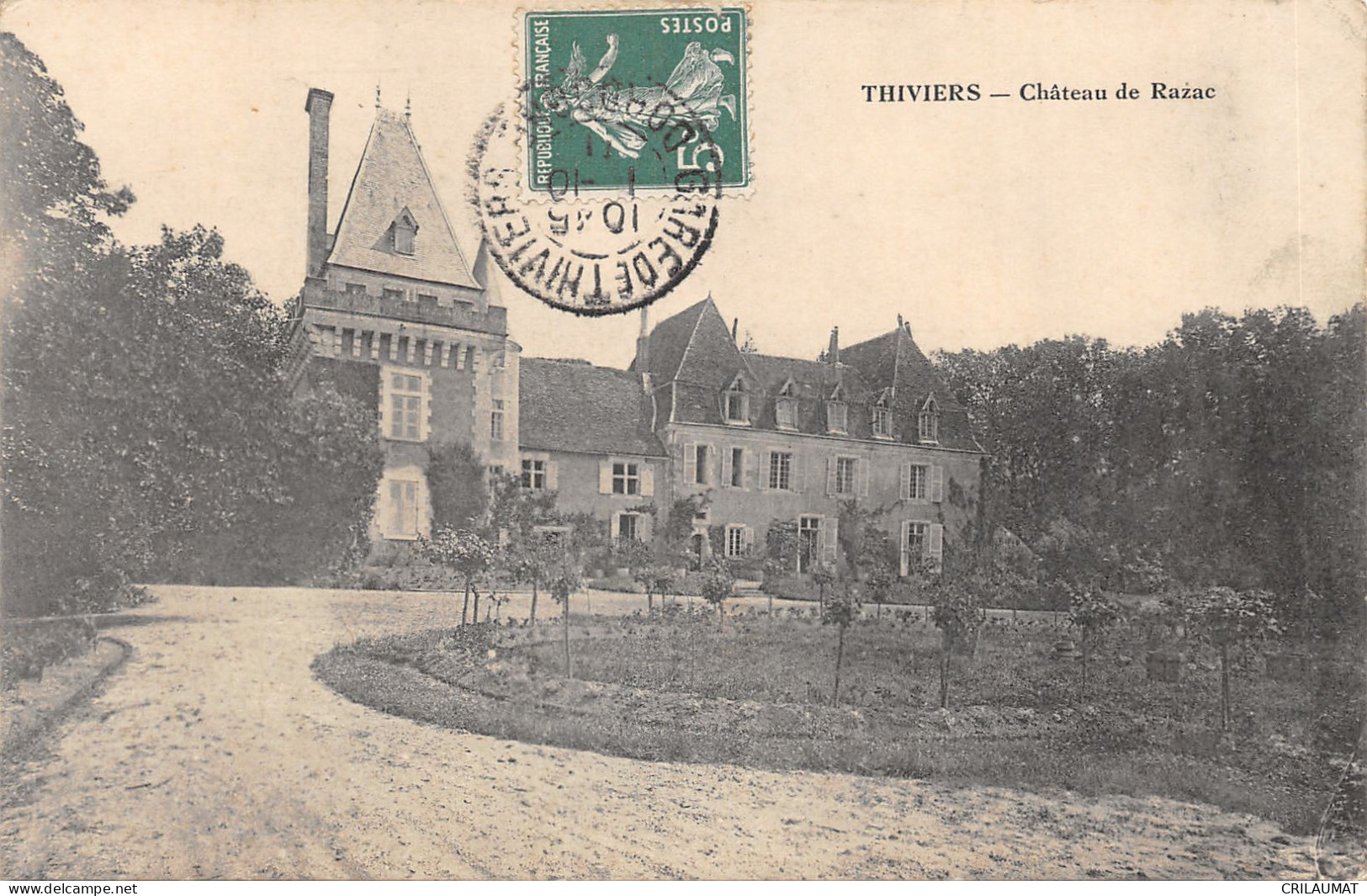 24-THIVIERS-CHATEAU DE RAZAC-N 6010-E/0337 - Thiviers