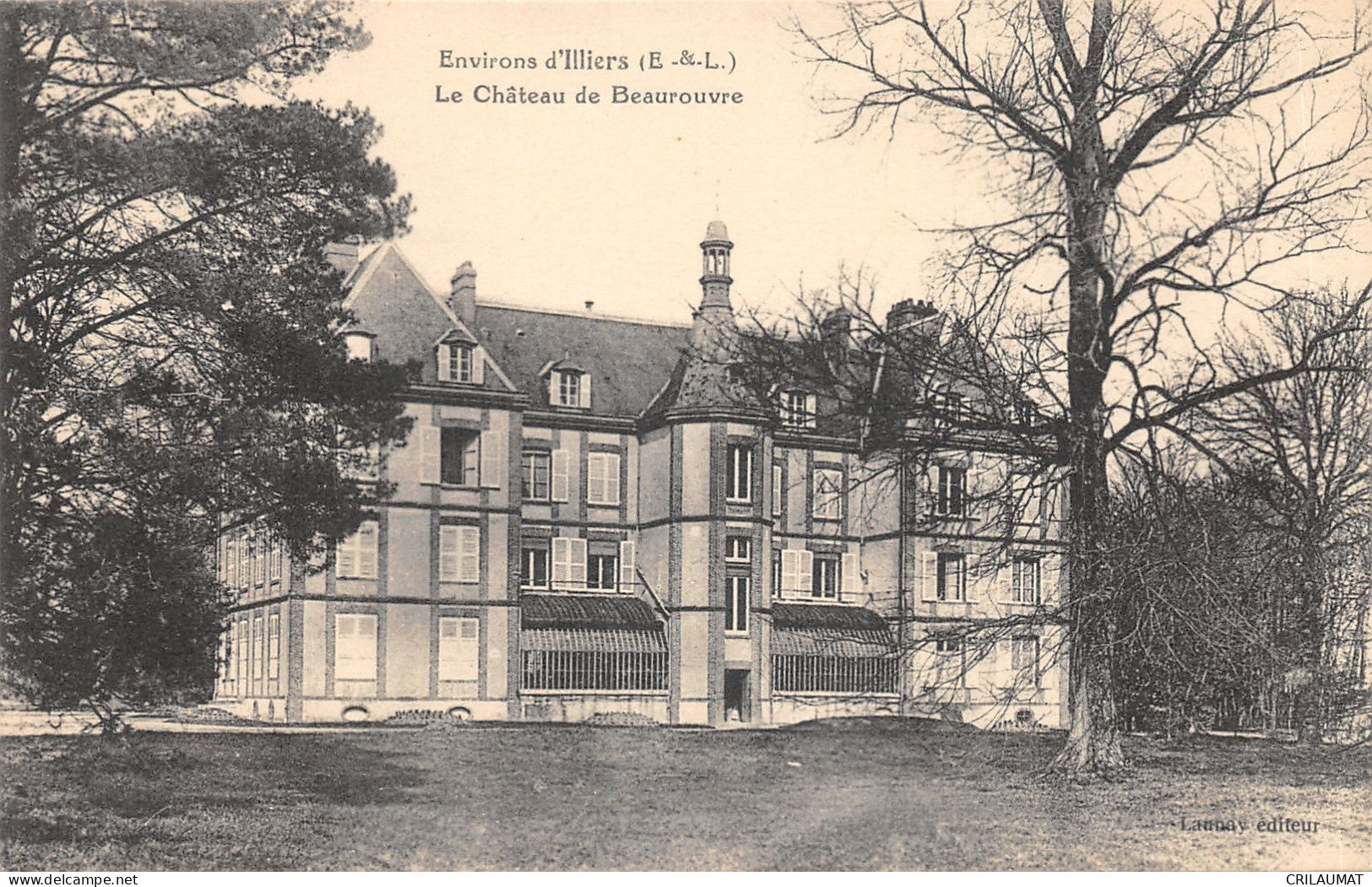 28-ILLIERS-CHATEAU DE BEAUROUVRE-N 6010-E/0289 - Illiers-Combray