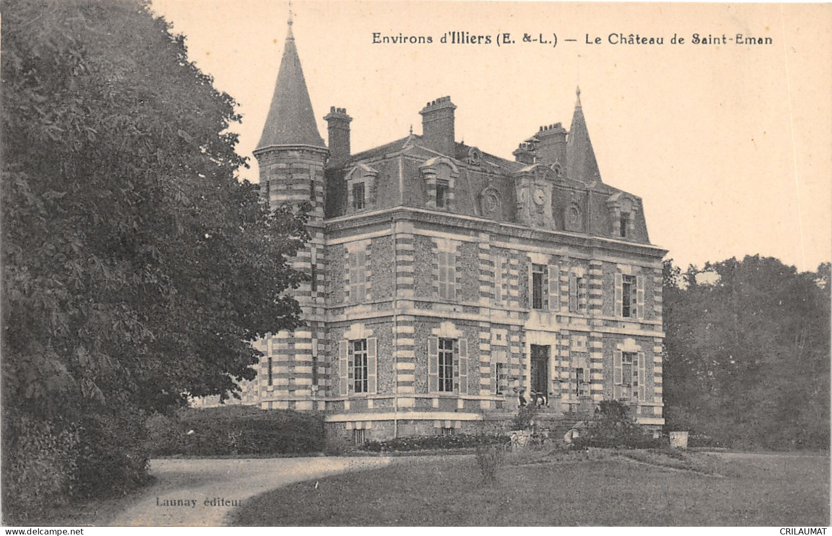 28-ILLIERS-CHATEAU DE SAINT EMAN-N 6010-E/0287 - Illiers-Combray