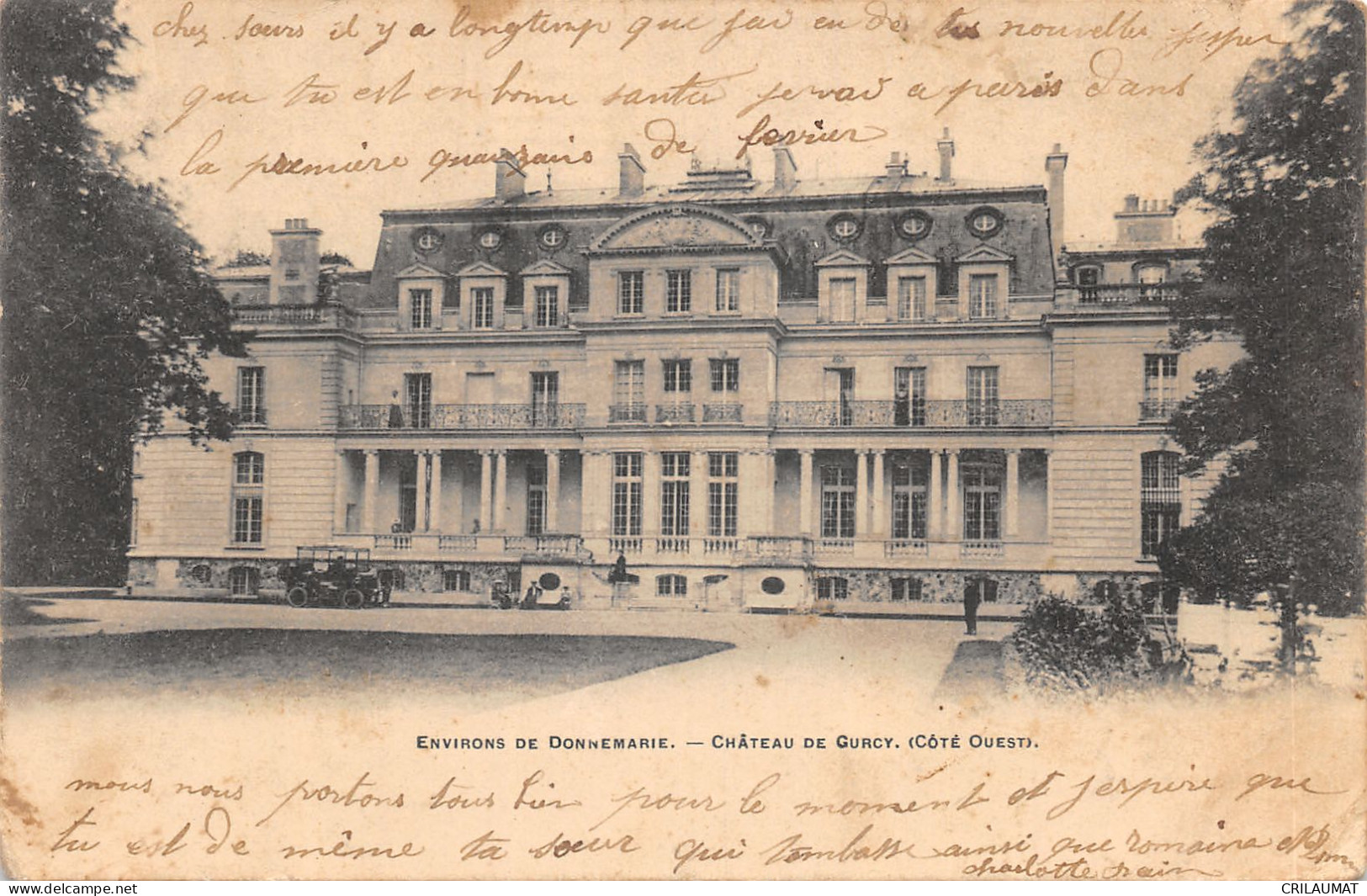 77-DONNEMARIE-CHATEAU DE GURGY-N 6010-H/0397 - Donnemarie Dontilly