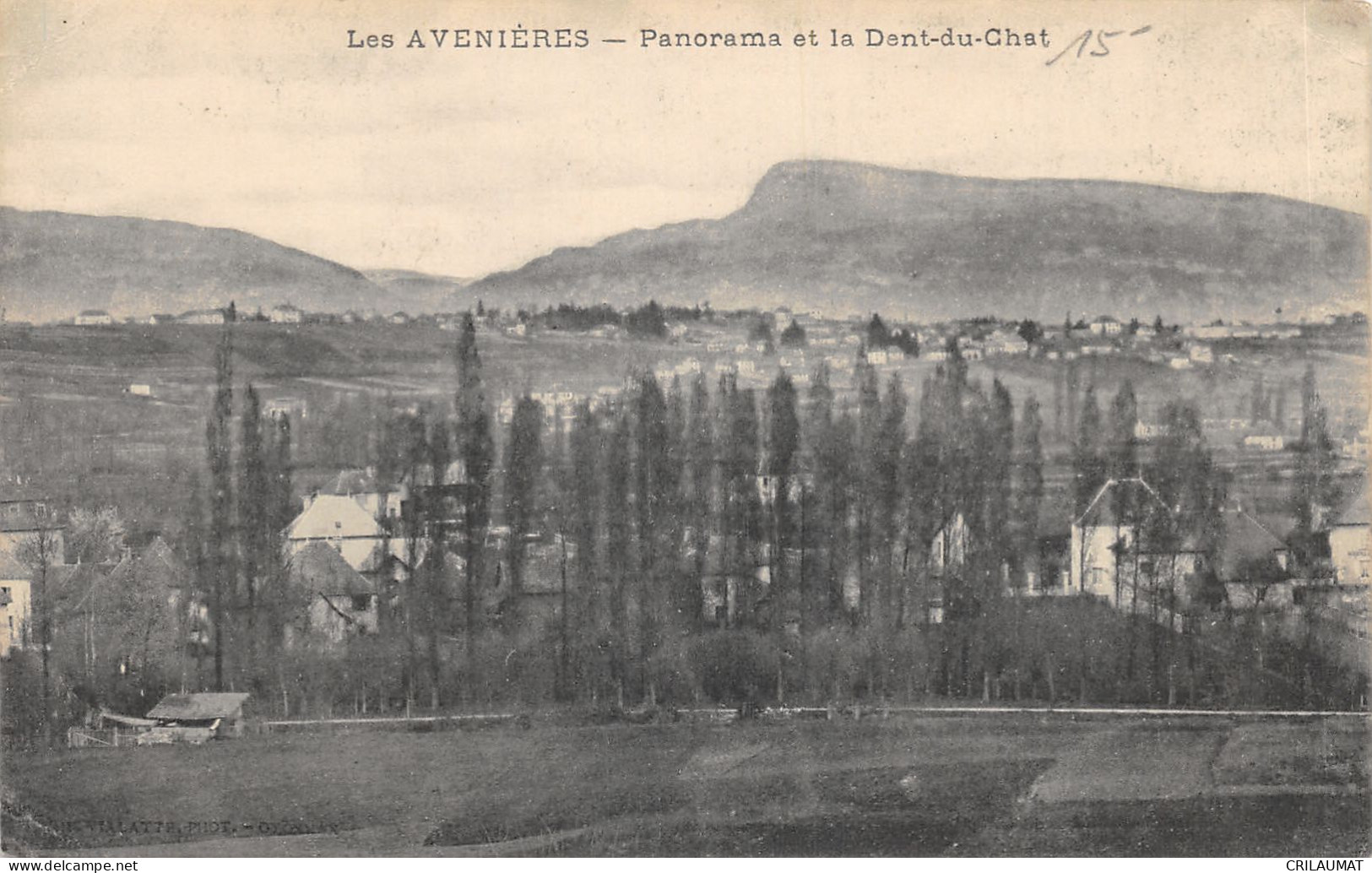 38-LES AVENIERES-LA DENT DU CHAT-N 6010-H/0169 - Les Avenières