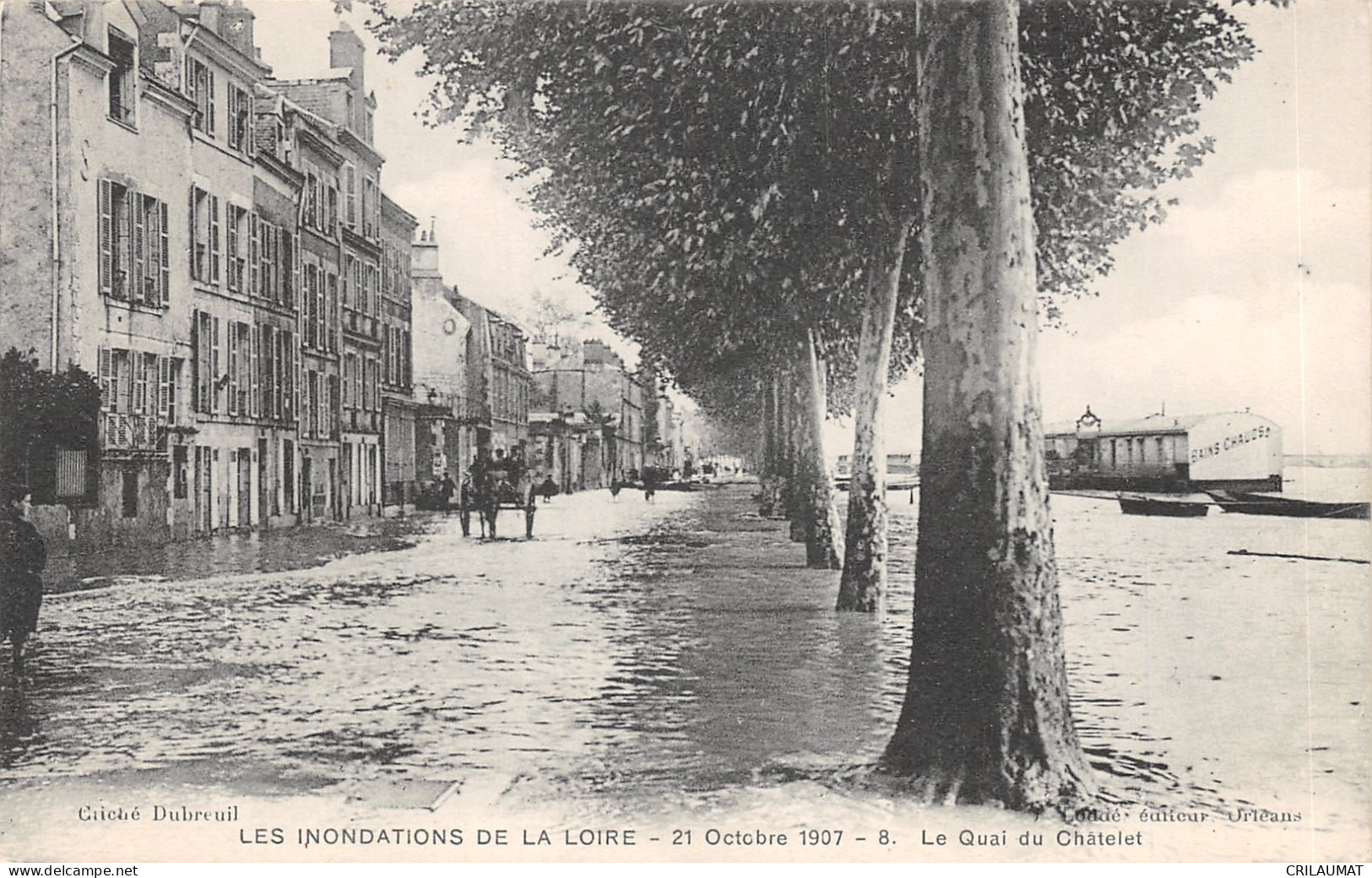 45-ORLEANS-INONDATIONS DE LA LOIRE 1907-N 6010-G/0071 - Orleans