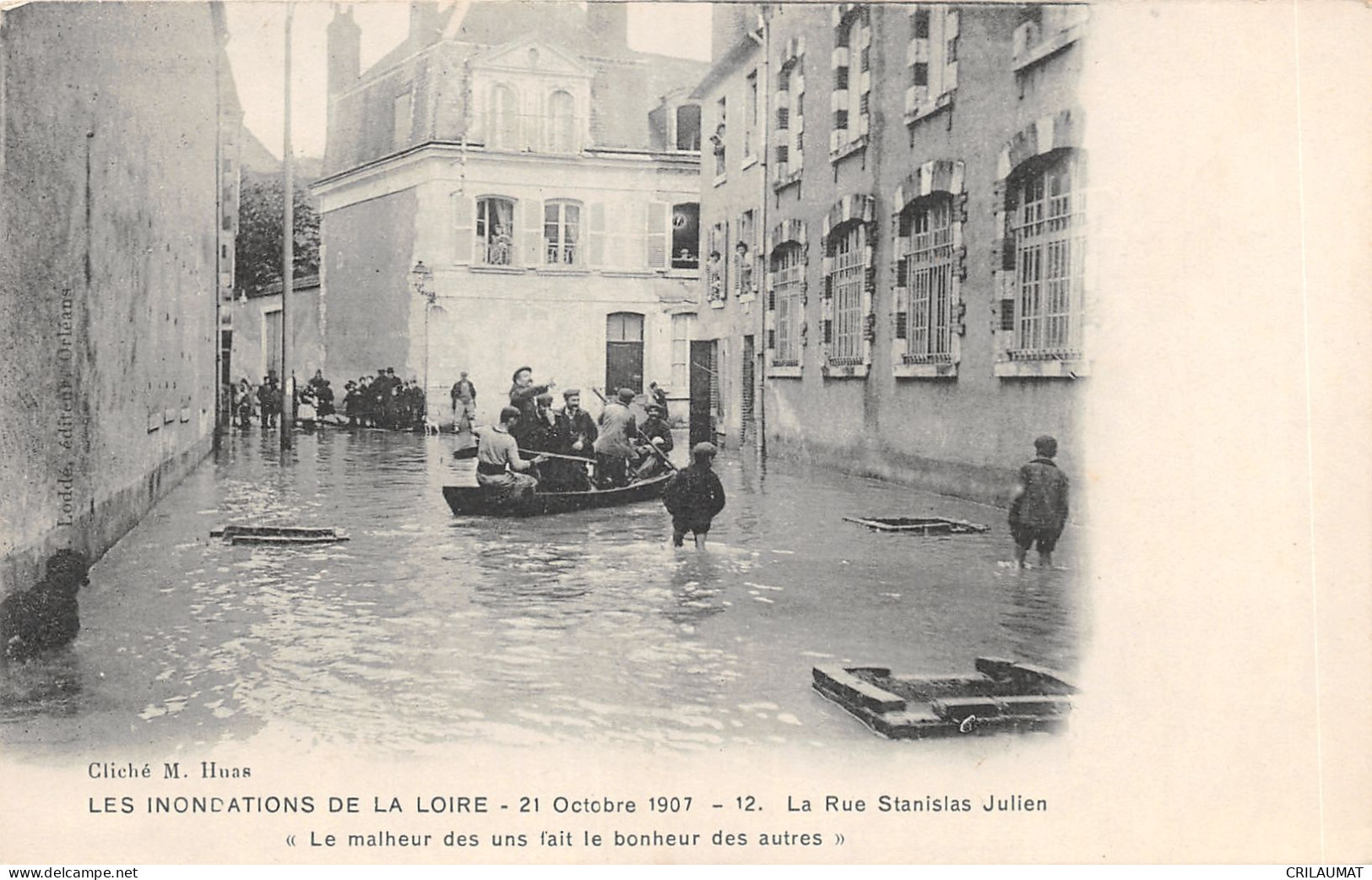 45-ORLEANS-INONDATIONS DE LA LOIRE 1907-N 6010-G/0057 - Orleans