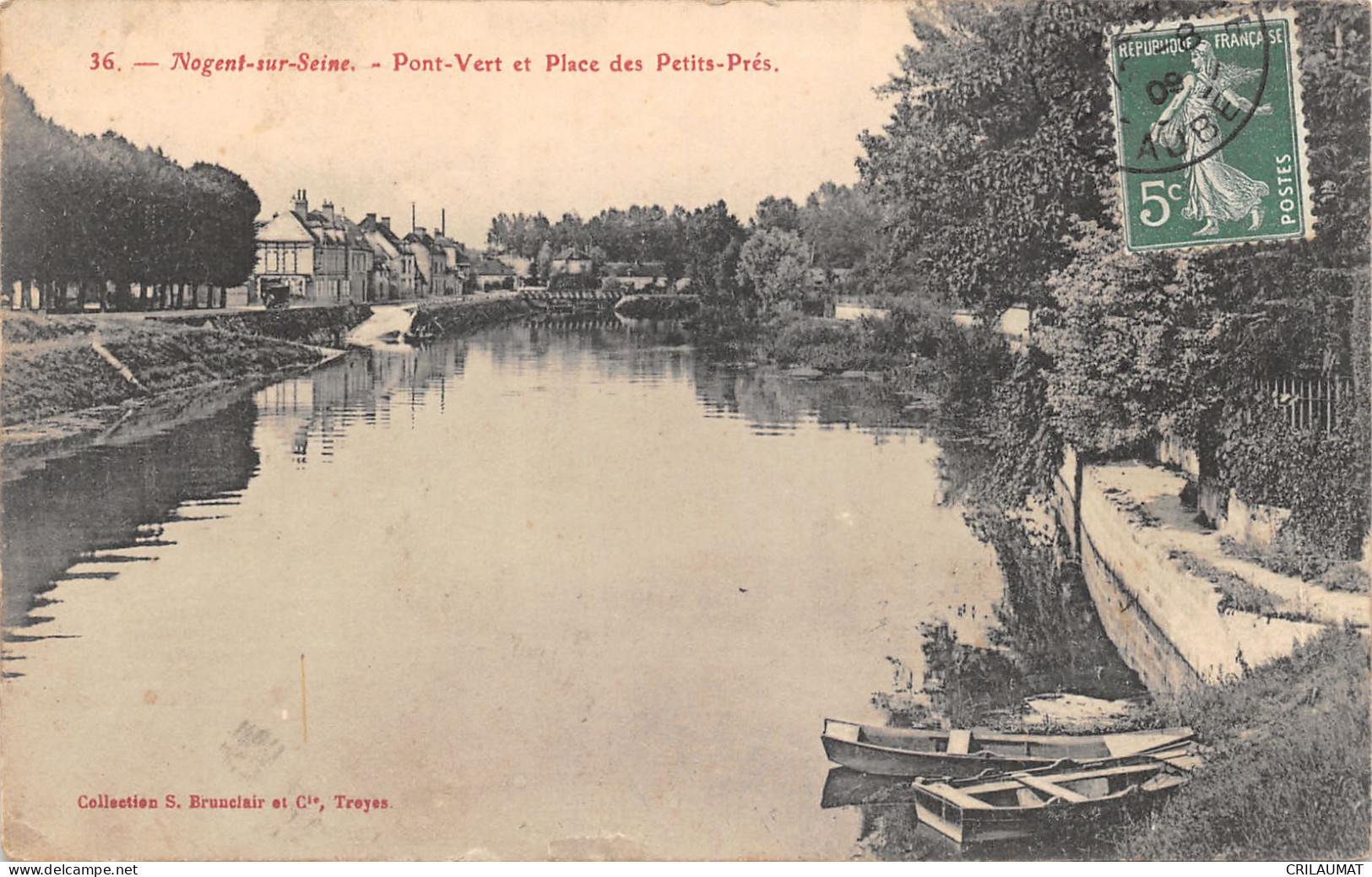 10-NOGENT SUR SEINE-PONT VERT-PLACE DES PETITS PRES-N 6010-F/0281 - Nogent-sur-Seine