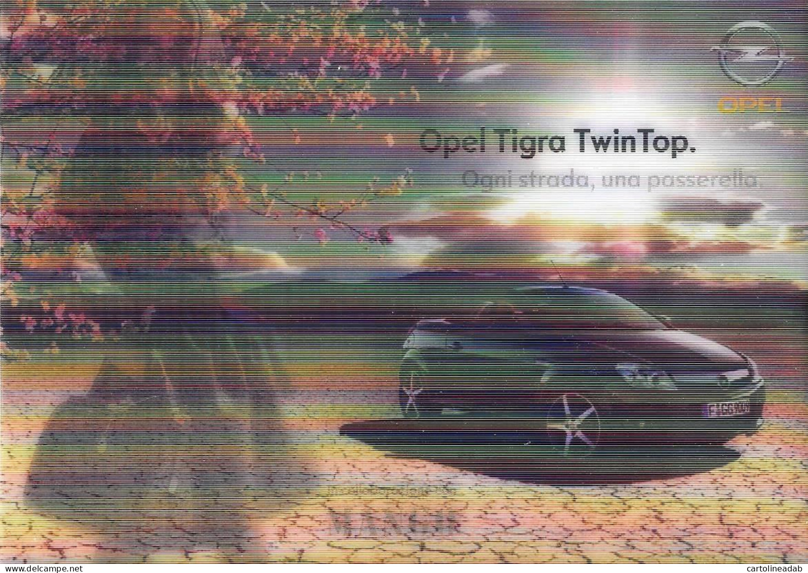 [MD9361] CPM - OPEL TIGRA TWIN TOP - LENTICOLARE EFFETTO 3D - PROMOCARD 7160 - PERFETTA - Non Viaggiata - Publicidad