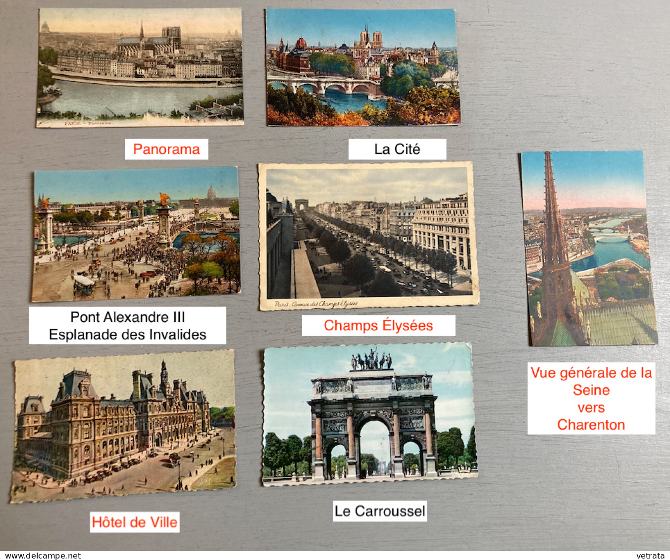 PARIS : 48 Cartes Postales (40 N&B - 8 Couleurs / 27 Avec Correspondance Dont 25 Sont Affranchies / 21 N’ont Pas Circulé - Bridges