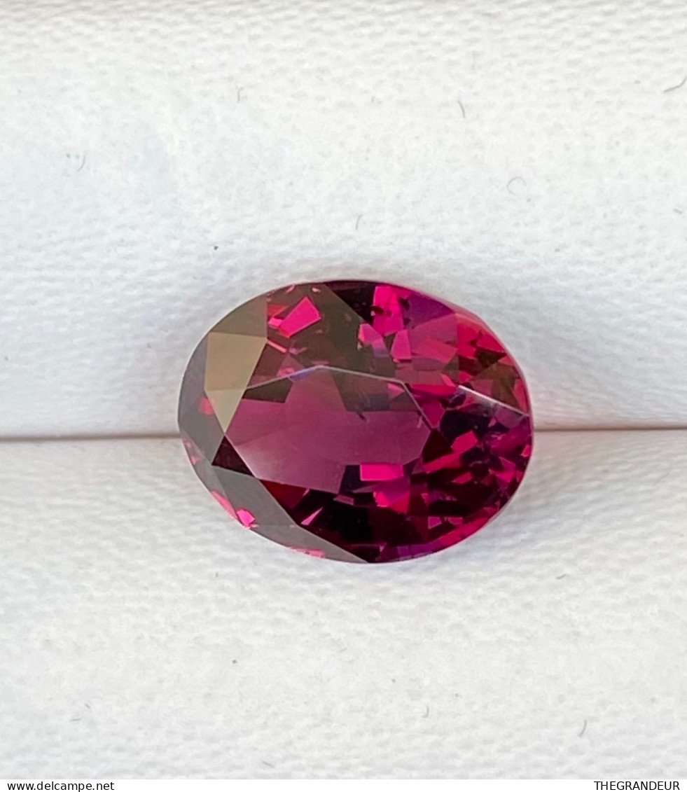 Natural Rhodolite Garnet 5.89 Carat . Certified Untreated Loose Gemstone From Sri Lanka - Otros & Sin Clasificación