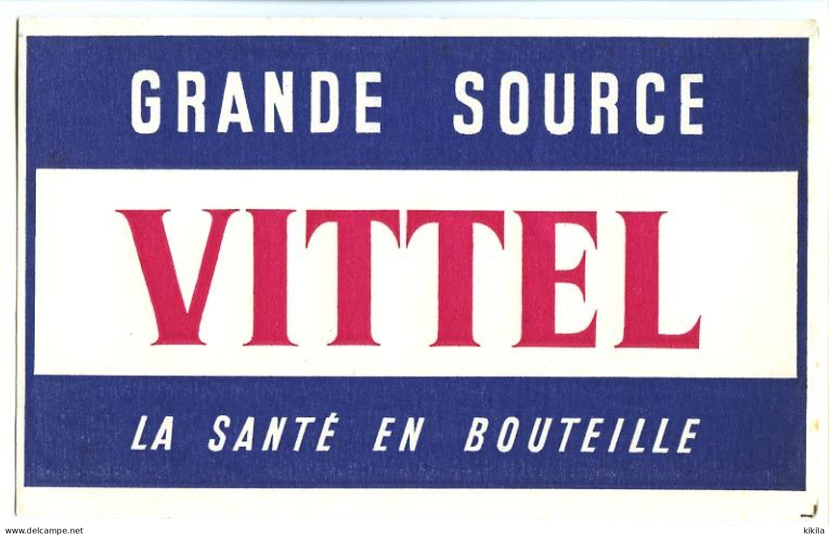 Buvard  18.5 X 12   Eau De VITTEL  Grande Source  Rouge Violet - Limonades