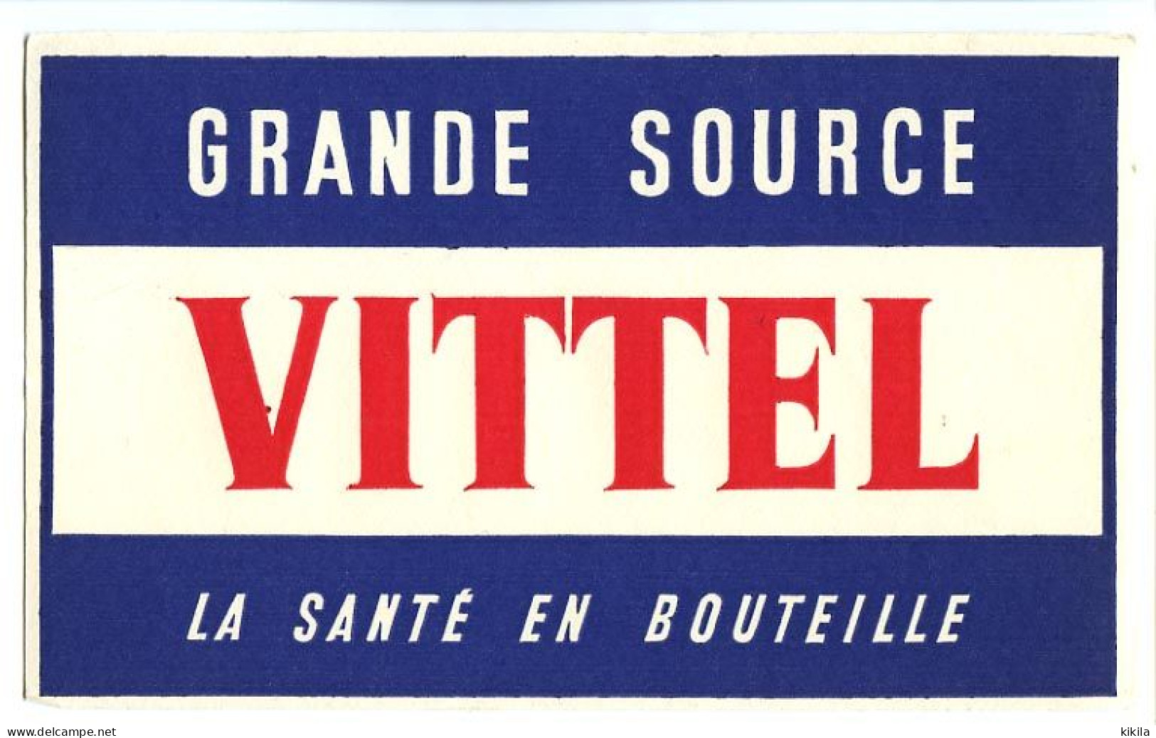 Buvard  18.5 X 11.6  Eau De VITTEL  Grande Source  Vermillon - Sprudel & Limonade