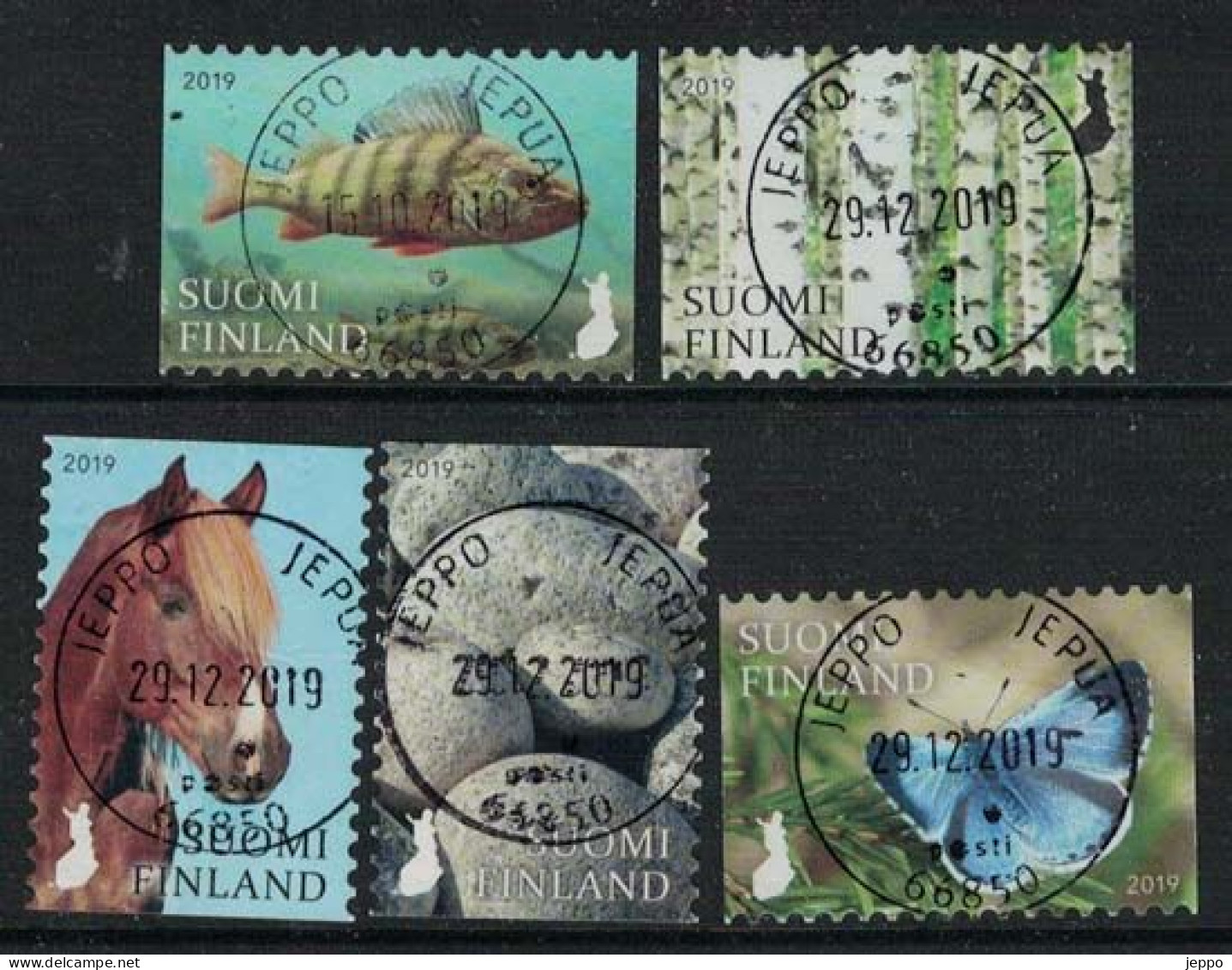 2019 Finland, Nature Signs, Complete Fine Used Set. - Usados