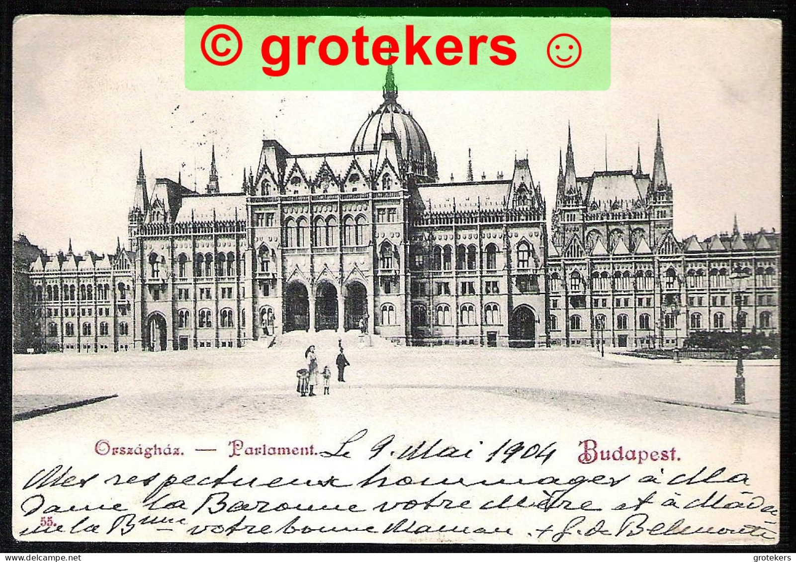 BUDAPEST Országház/Parlament 1904  - Hongarije