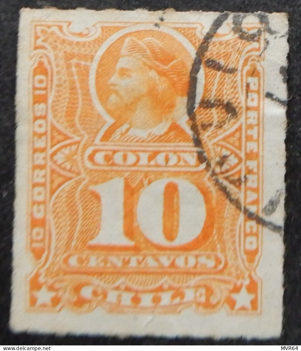 Chili Chile 1878 1881 (1d) Christopher Columbus - Chile