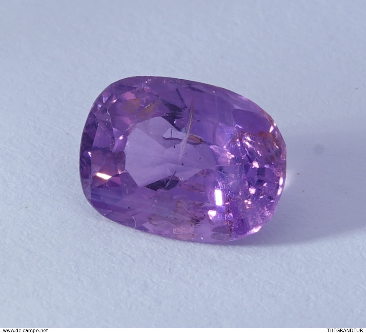 Natural Unheated Purplish Pink Sapphire 1.48 Cts , Cushion Rectangular , Loose Gemstone Sri Lanka - Zafiro