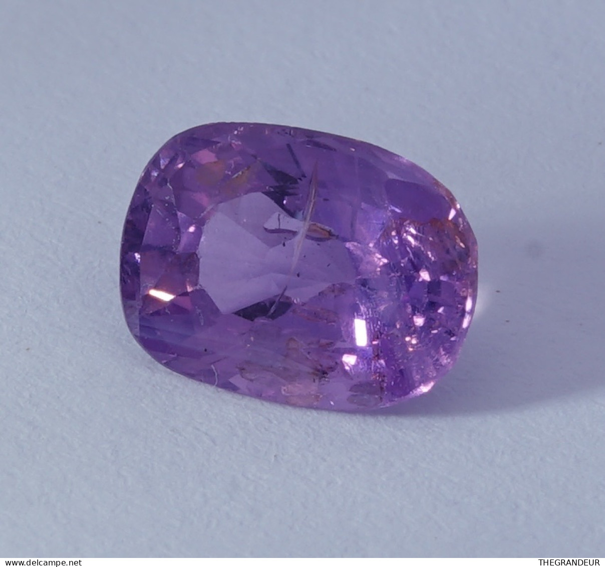 Natural Unheated Purplish Pink Sapphire 1.48 Cts , Cushion Rectangular , Loose Gemstone Sri Lanka - Saphir