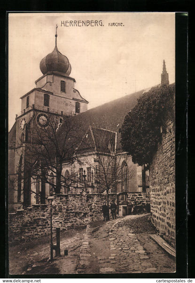 AK Herrenberg, Blick Zur Kirche  - Herrenberg