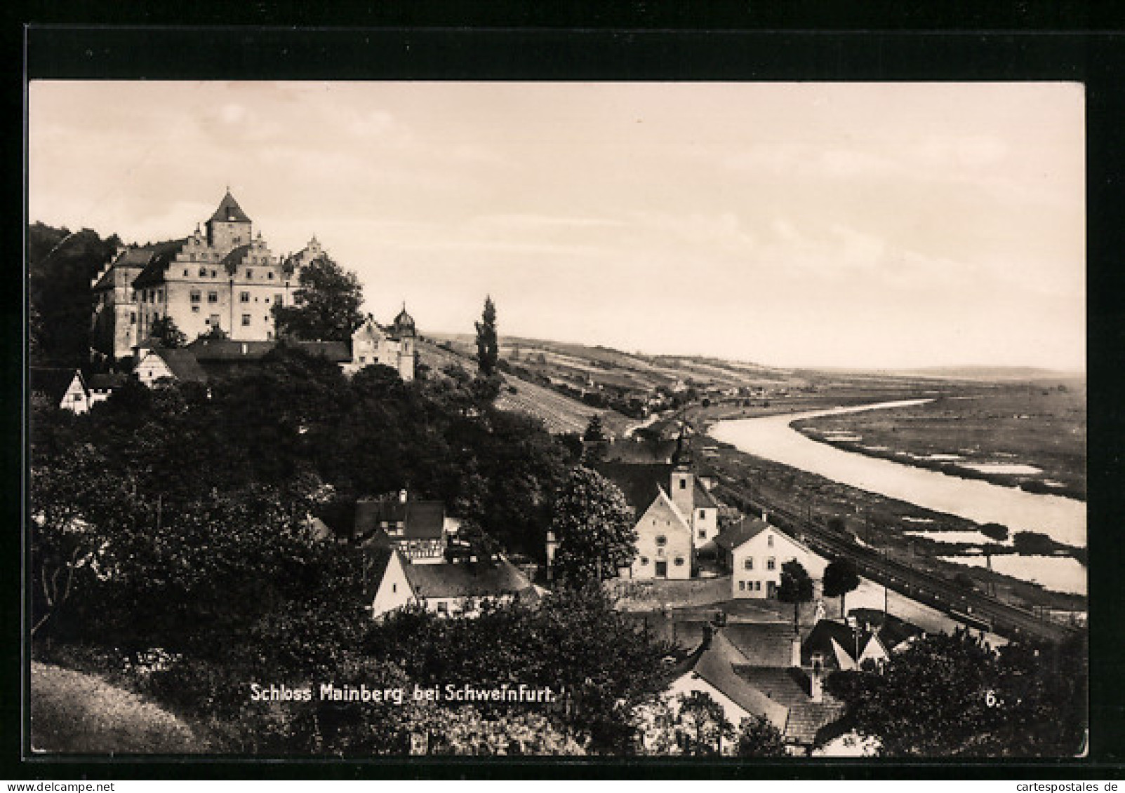 AK Mainberg Bei Schweinfurt, Teilansicht Mit Schloss Mainberg  - Schweinfurt