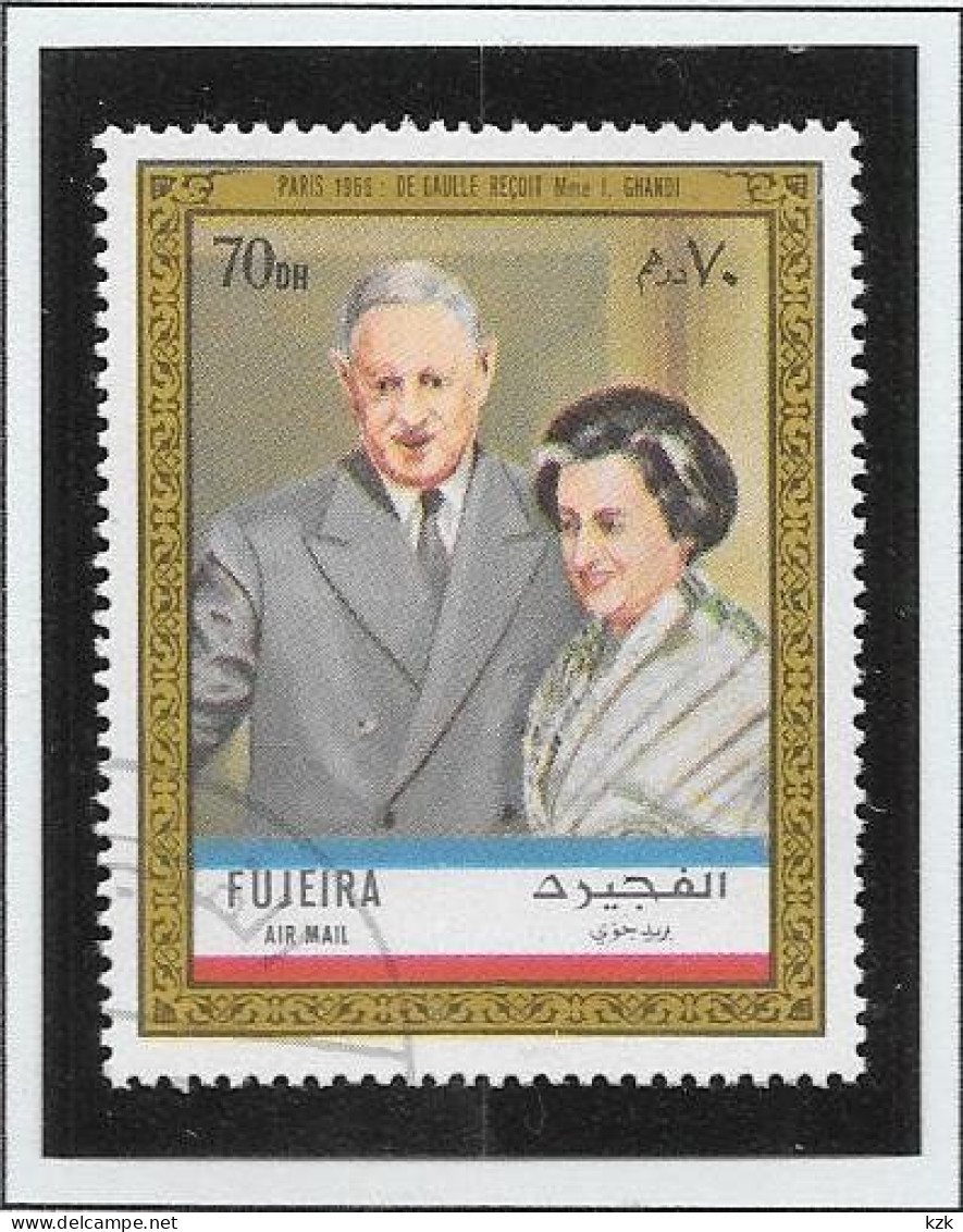 08	13  073	Émirats Arabes Unis – FUJEIRA - De Gaulle (Général)