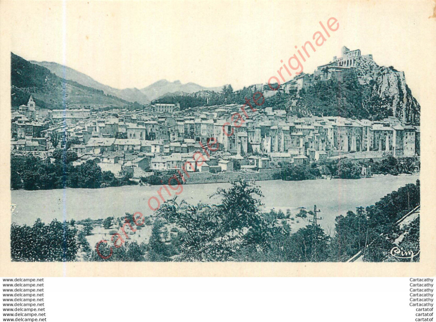 04.  SISTERON .  Vue Générale . - Sisteron