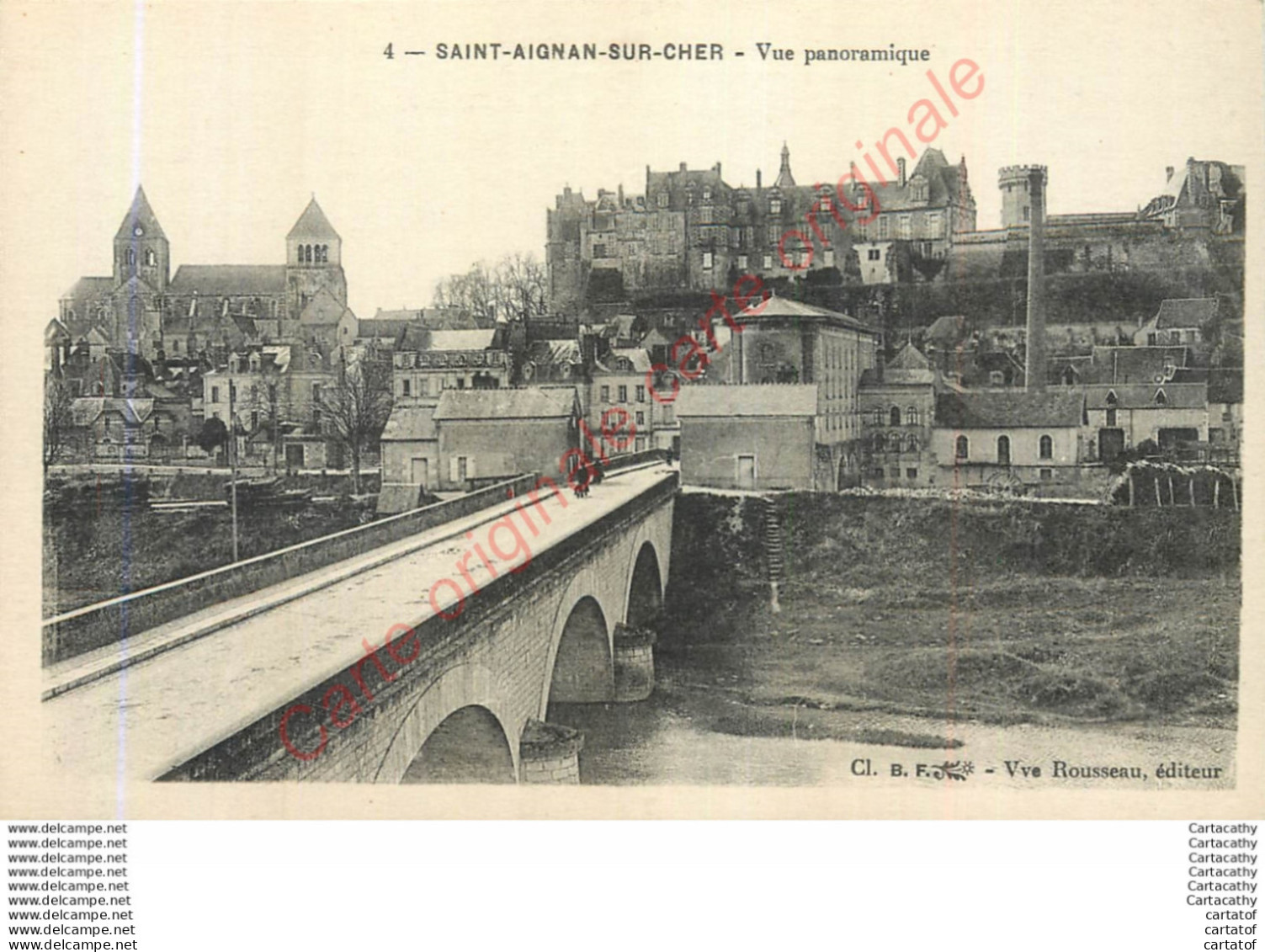 41.  SAINT AIGNAN SUR CHER .  Vue Panoramique . - Saint Aignan