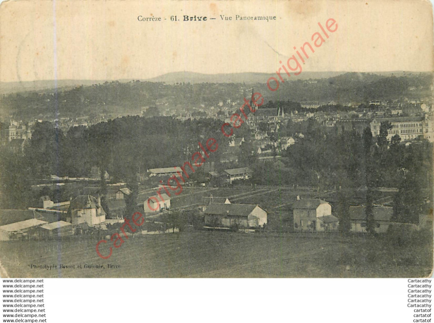 19.  BRIVE .  Vue Panoramique . - Brive La Gaillarde