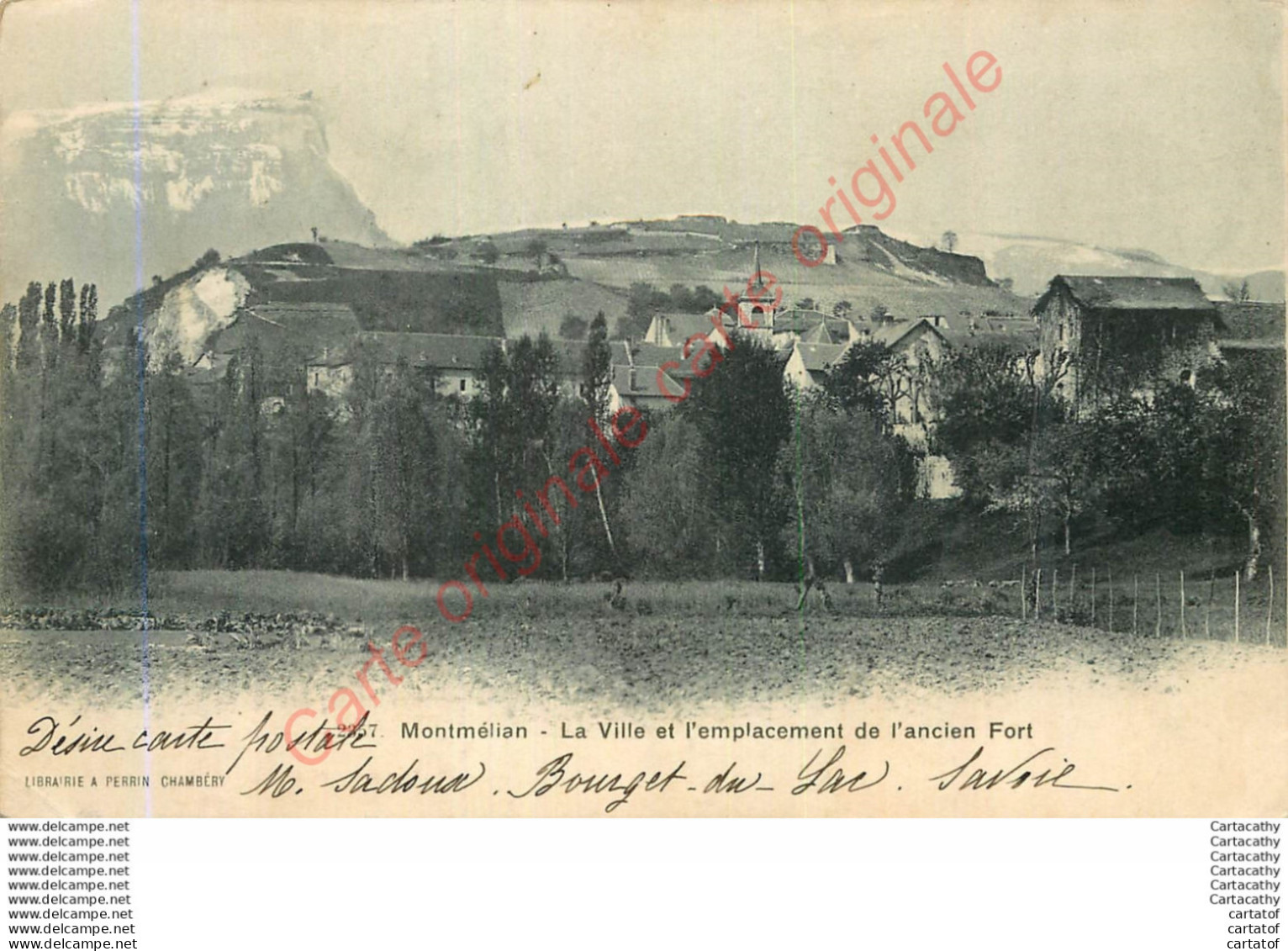 73.  MONTMELIAN .  La Ville Et L'emplacement De L'ancien Fort . - Montmelian