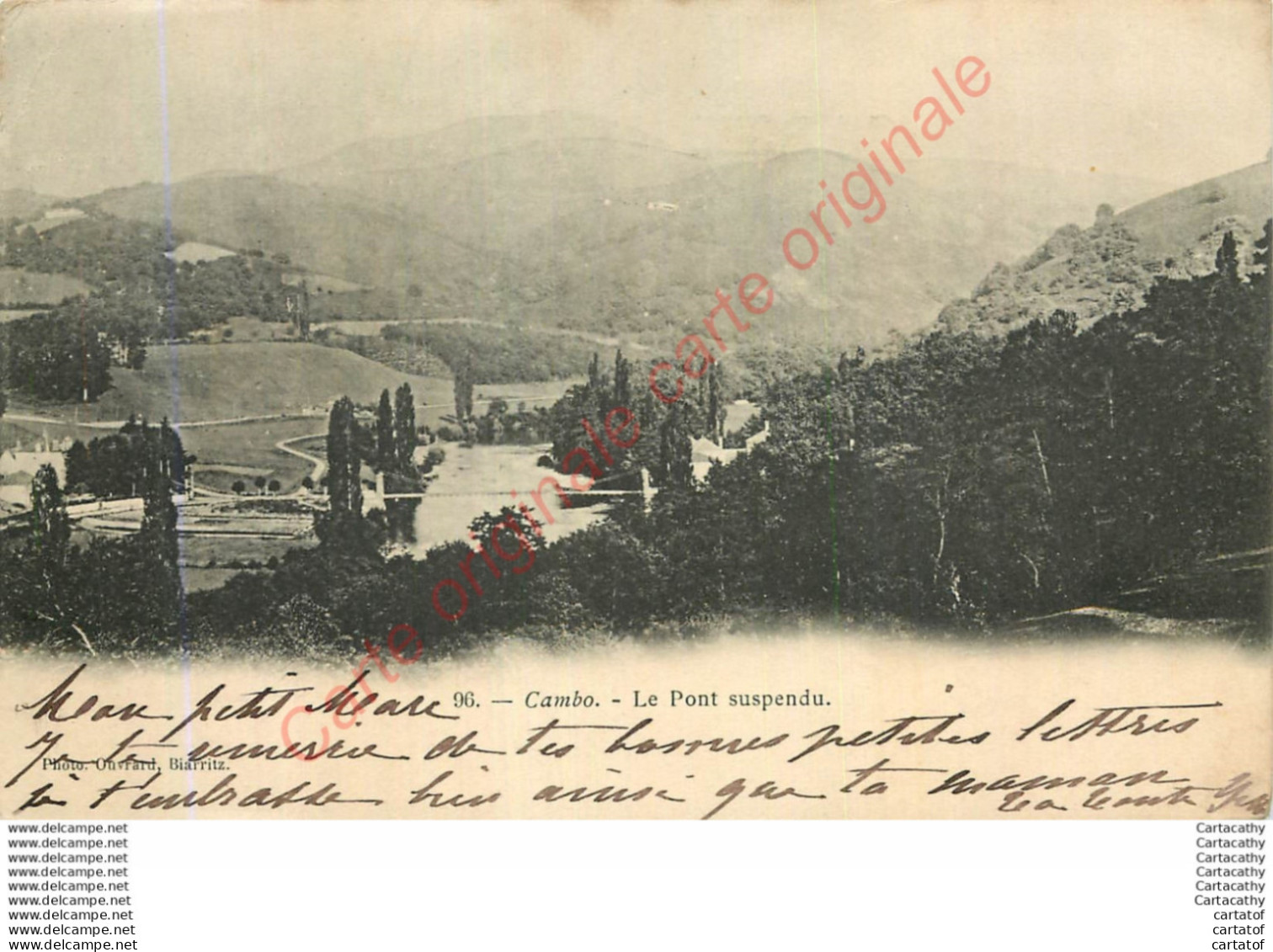 64.  CAMBO .  Le POnt Suspendu . - Cambo-les-Bains