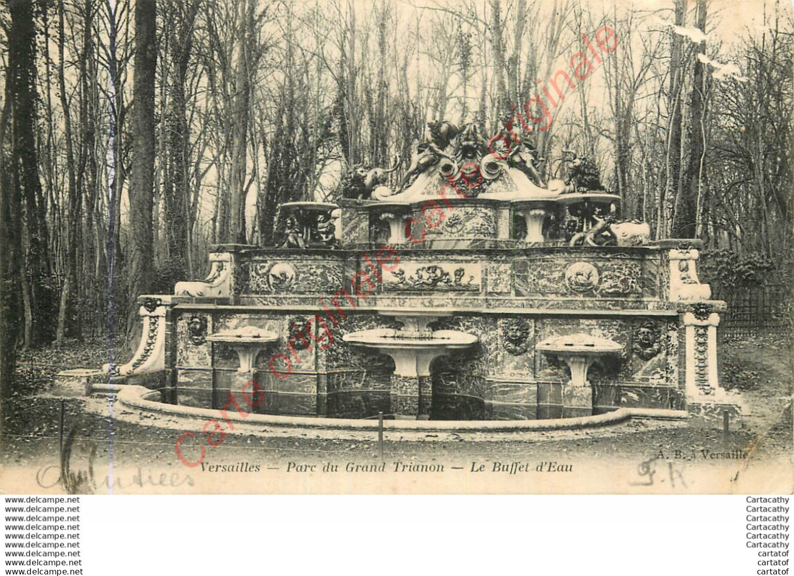 78.  VERSAILLES .  Parc Du Grand Trianon .  Le Buffet D'Eau . - Versailles