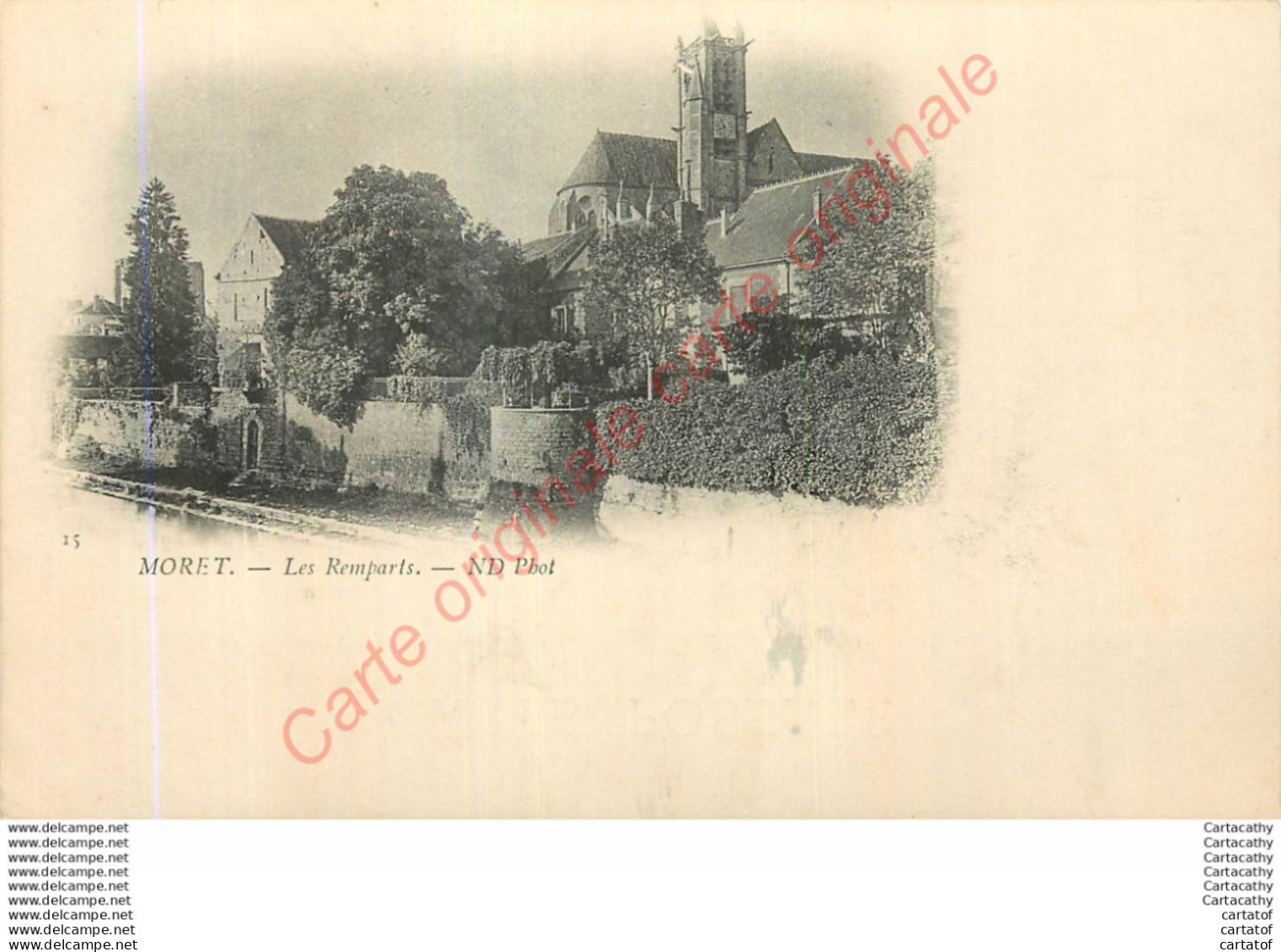 77.  MORET .  Les Remparts . - Moret Sur Loing