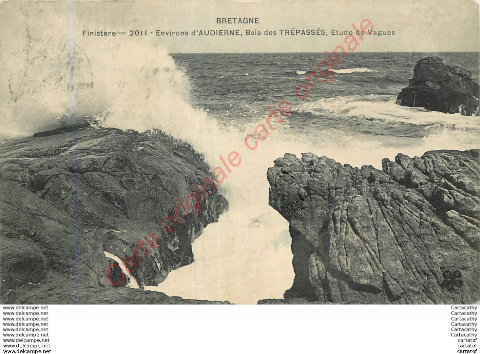 29.  AUDIERNE .  Baie Des Trépassés .  Etude De Vagues . - Audierne