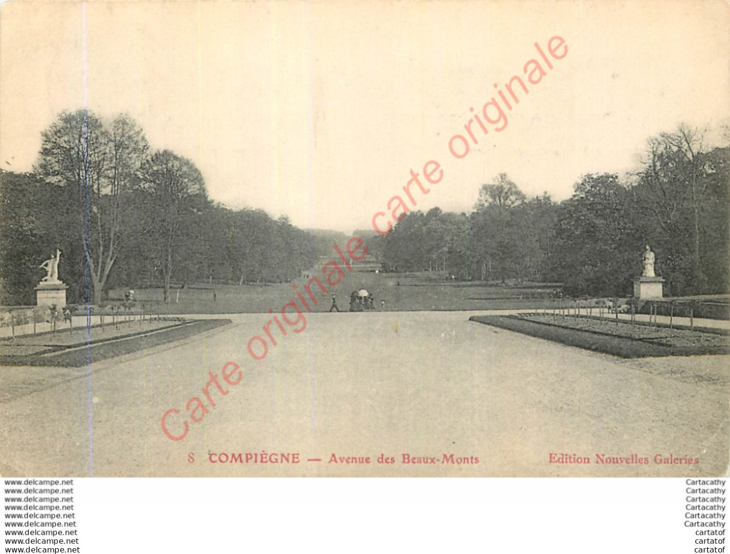 60.  COMPIEGNE .  Avenue Des Beaux Monts . - Compiegne