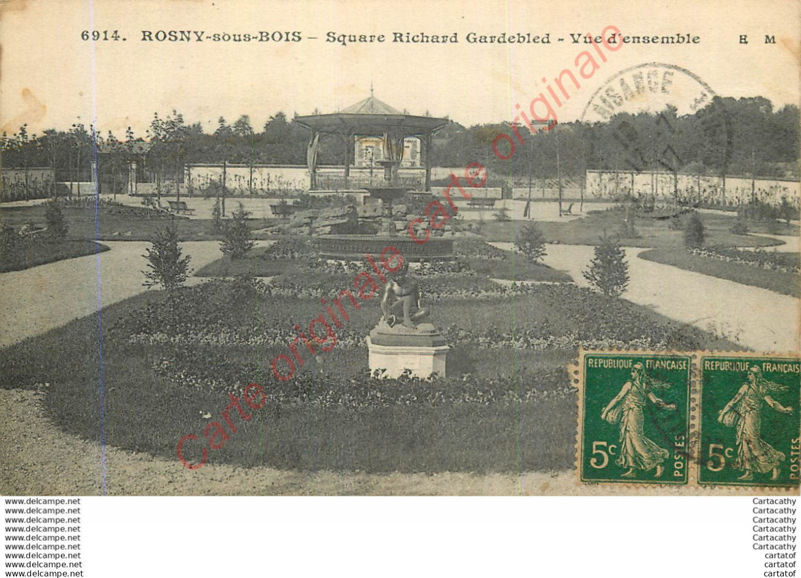 93.  ROSNY SOUS BOIS .  Square Richard Gardebled .  Vue D'ensemble . - Rosny Sous Bois