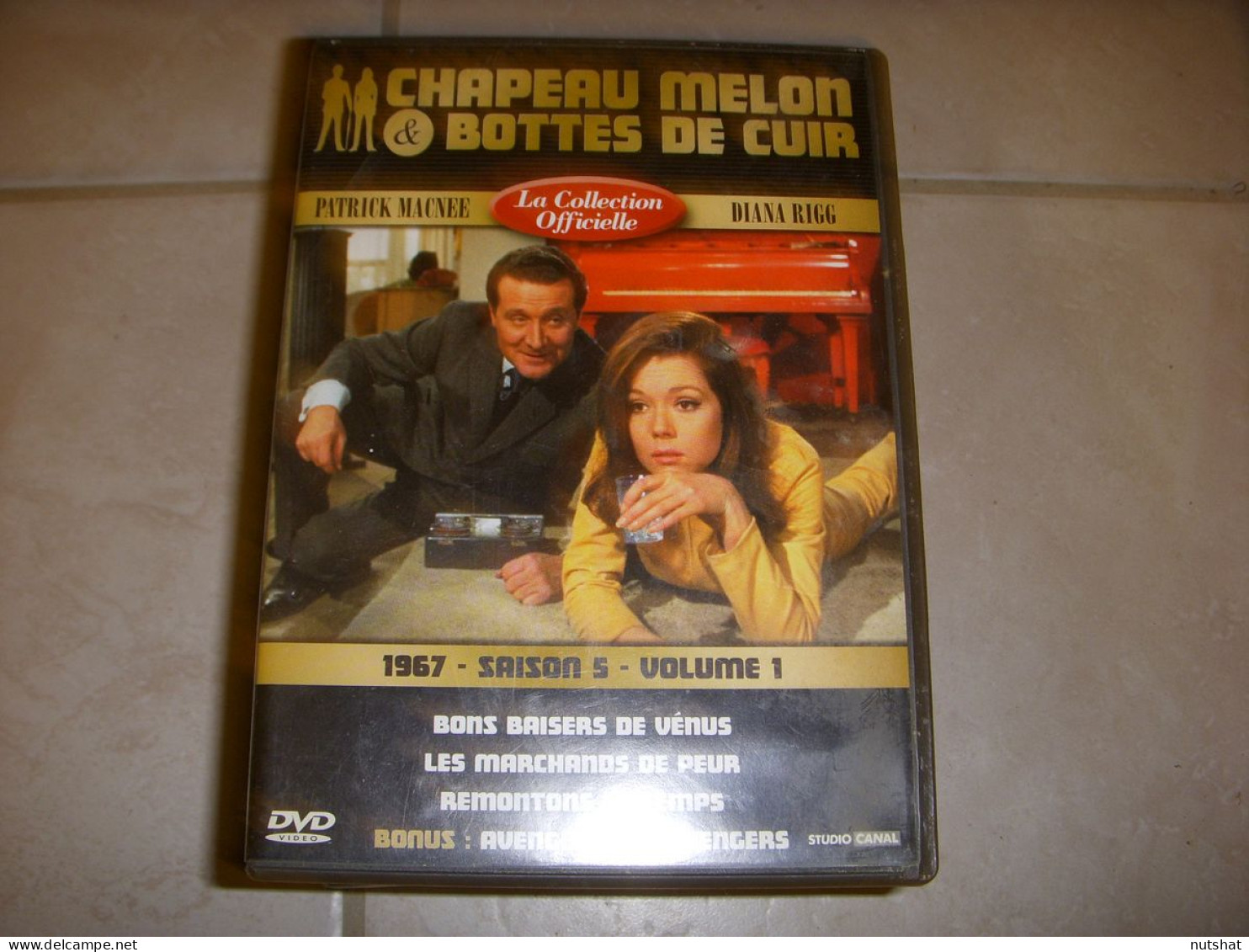 DVD SERIE TV CHAPEAU MELON Et BOTTES De CUIR SAISON 5 V1 1967 3 épisodes + Bonus - TV Shows & Series