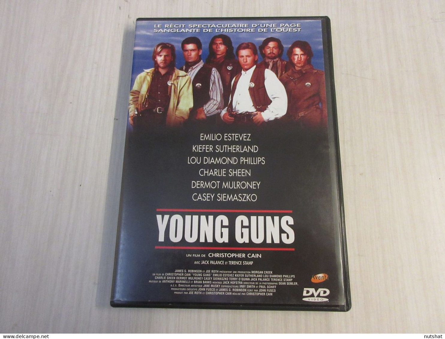 DVD CINEMA YOUNG GUNS Kiefer SUTHERLAND Charlie SHEEN 1989 100mn                 - Western / Cowboy