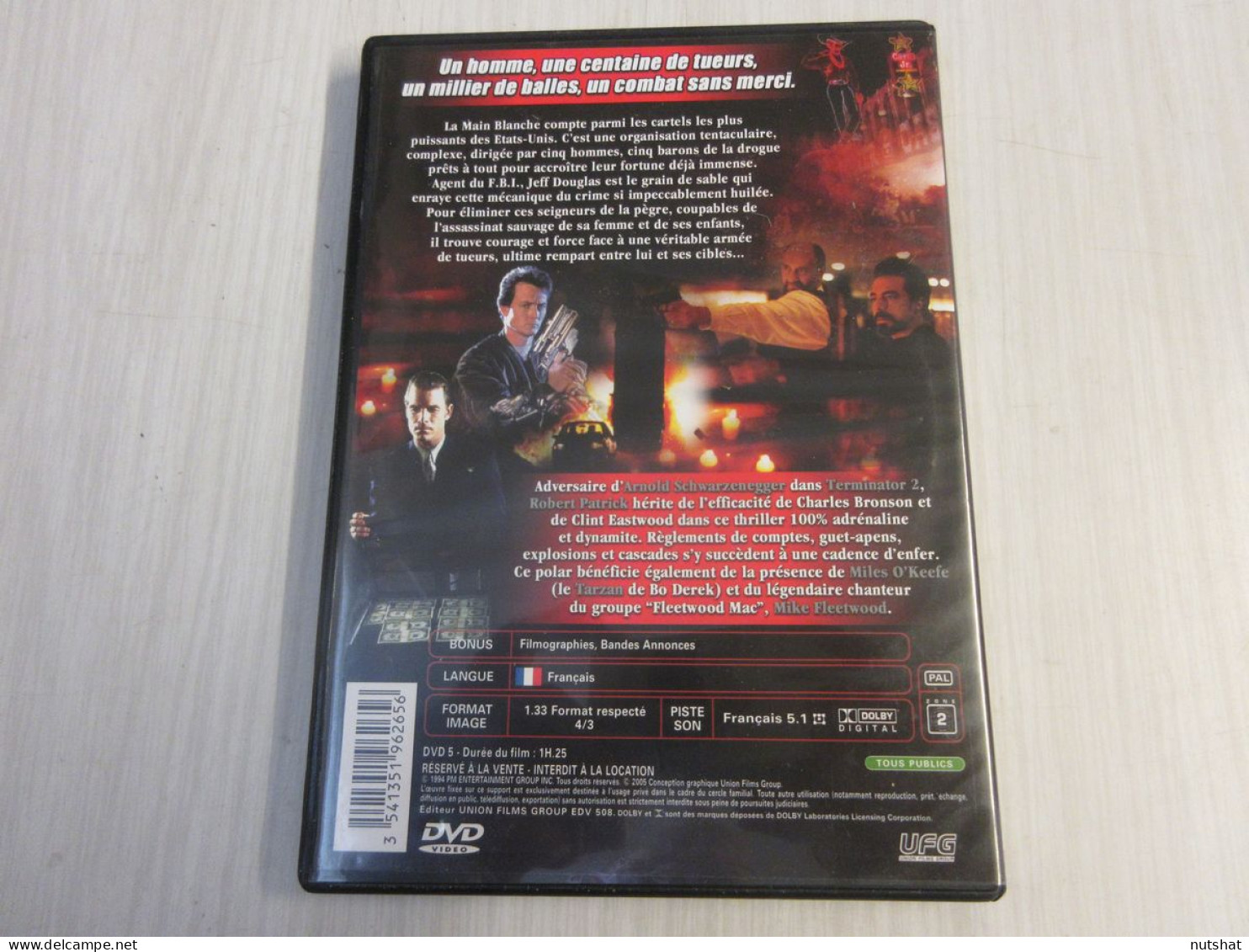 DVD CINEMA ZERO TOLERANCE Robert PATRICK Titus WELLIVER 1994 85mn + Bonus        - Action & Abenteuer