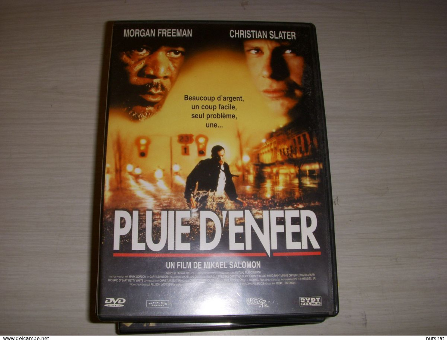 DVD CINEMA PLUIE D'ENFER Morgan FREEMAN Christian SLATER 1998 93mn + Bonus - Autres & Non Classés