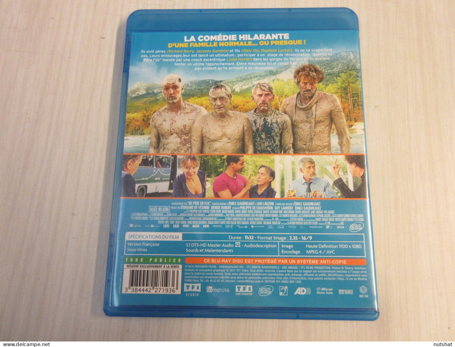 DVD CINEMA PERE Et FILS THERAPIE Richard BERRY Jacques GAMBLIN 2016 92mn         - Commedia