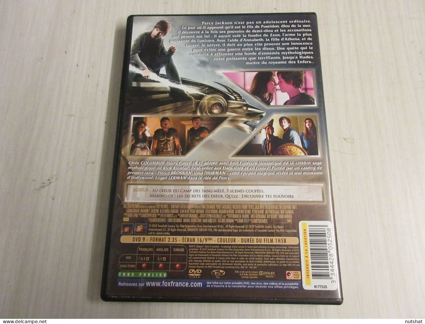 DVD CINEMA PERCY JACKSON Le VOLEUR De FOUDRE 2010 118mn = Bonus - Fantascienza E Fanstasy