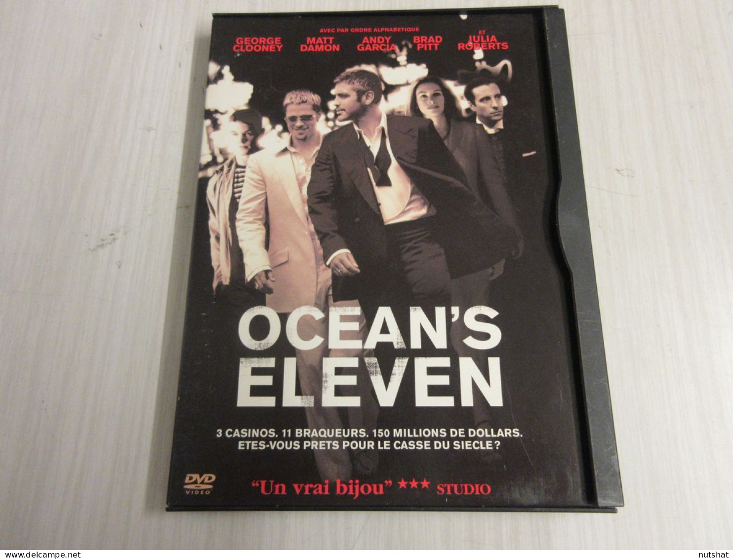 DVD CINEMA OCEAN'S ELEVEN PITT CLOONEY DAMON 2001 112mn + Bonus - Commedia