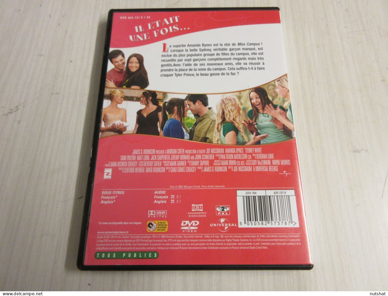 DVD CINEMA MISS CAMPUS Amanda BYNES 2007 108mn - Komedie