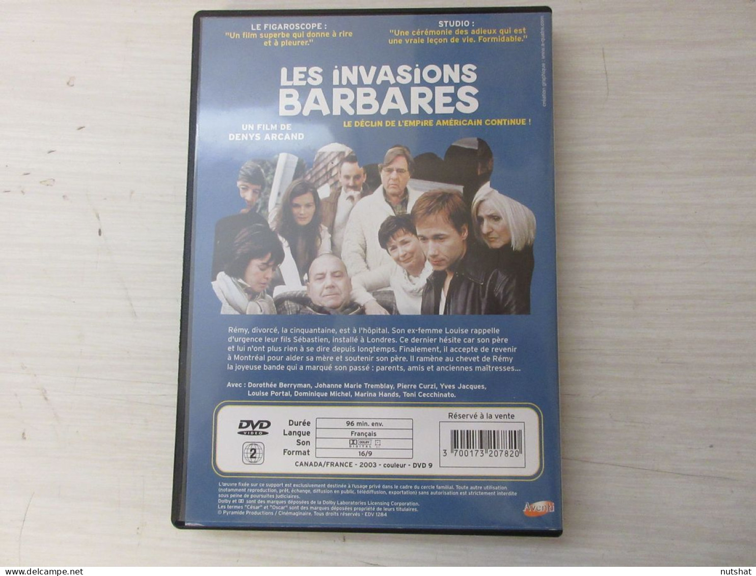 DVD CINEMA Les INVASIONS BARBARES Remy GIRARD Marie-Josee CROZE 2003           - Drame