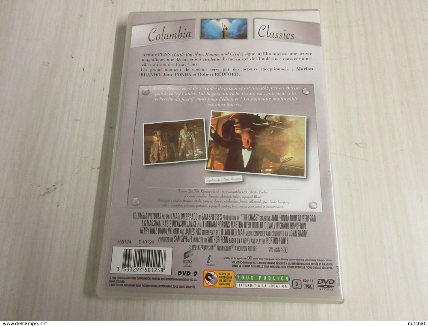 DVD CINEMA La POURSUITE IMPITOYABLE BRANDO FONDA REDFORD 1966 128mn - Crime
