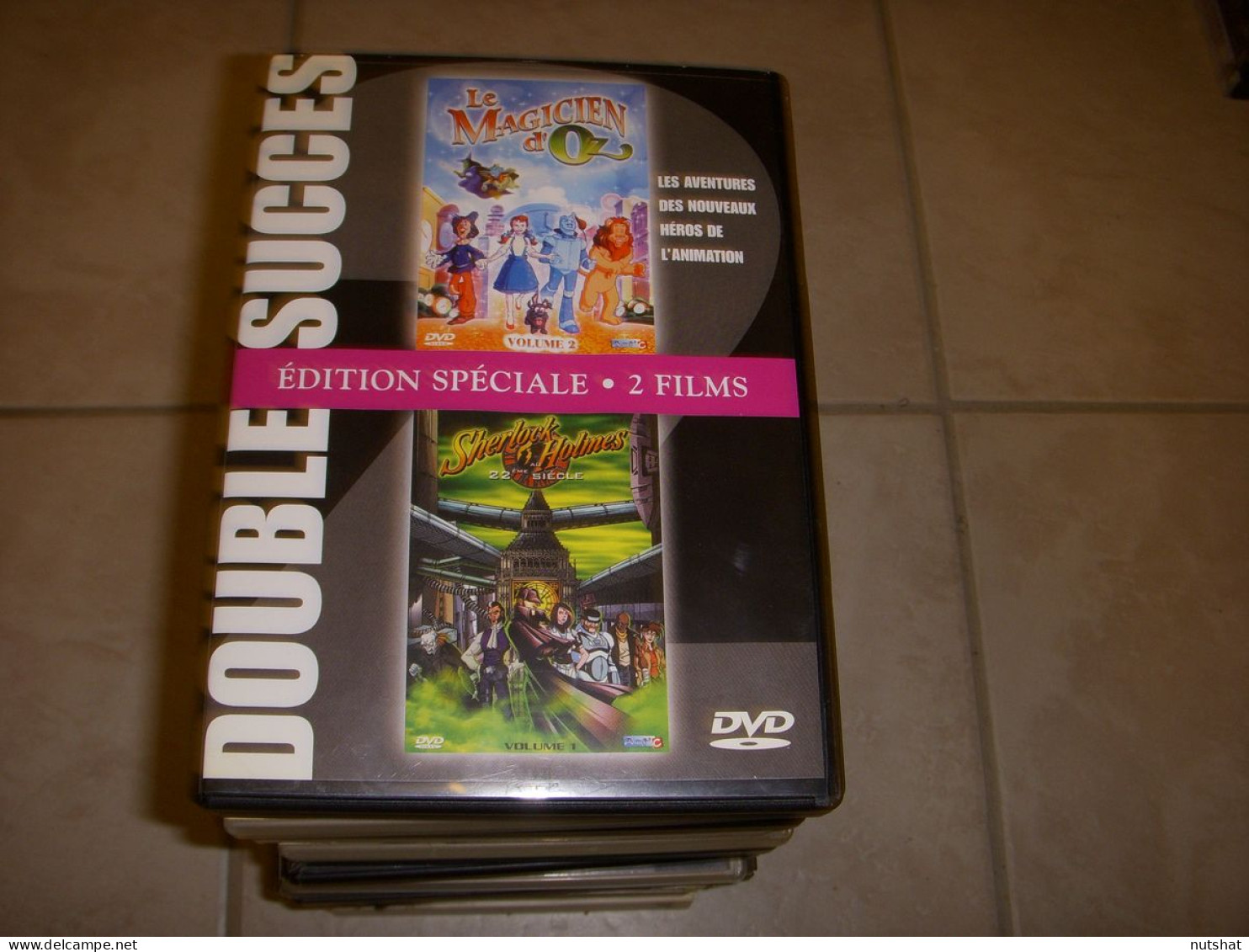 DVD CINEMA 2 DVD Le MAGICIEN D'OZ SHERLOCK HOLMES 6 Aventures 2x90mn - Familiari